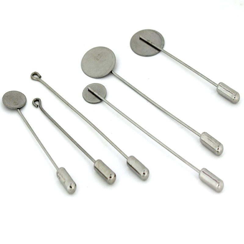 Men Accessories Wholesale - 10pcs/Lot 10 15mm Stainless Steel Long