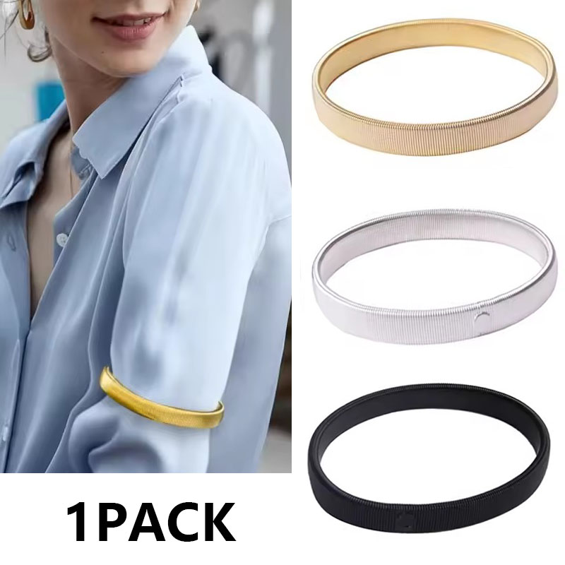 Men Accessories For Wedding - Adjustable Elastic Armband Shirt Sleeve Holder