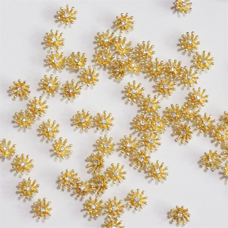 Men Accessories Wholesale - Wholesale 100pcs/lot 14mm cartoon flowers shape