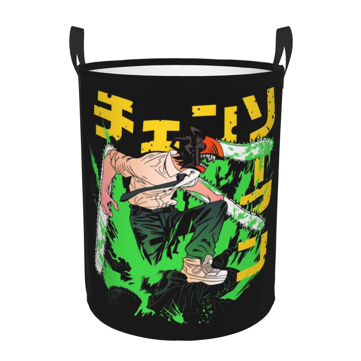 Men Accessories Hamper - Denji Chainsaw Man Anime Laundry Basket