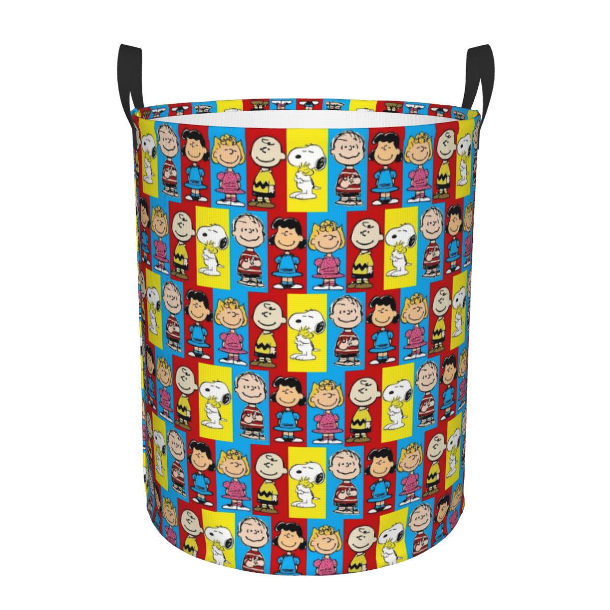 Men Accessories Hamper - Checkered Plaid S-Snoopy Laundry Hamper Large