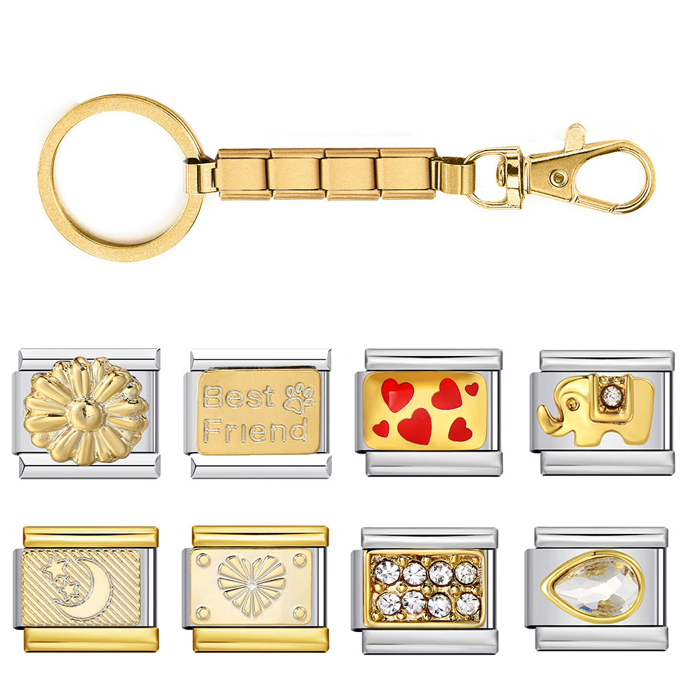 Men'S Accessories Trending - URING Removable Colorful KeyChain Fashion Italian