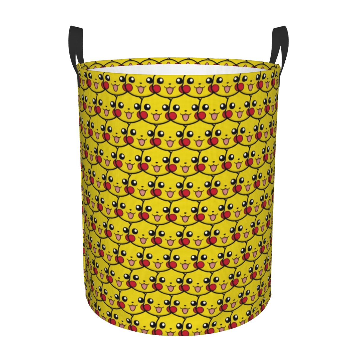 Men Accessories Hamper - Pikachu Seamless Pattern Pokemon Laundry Hamper