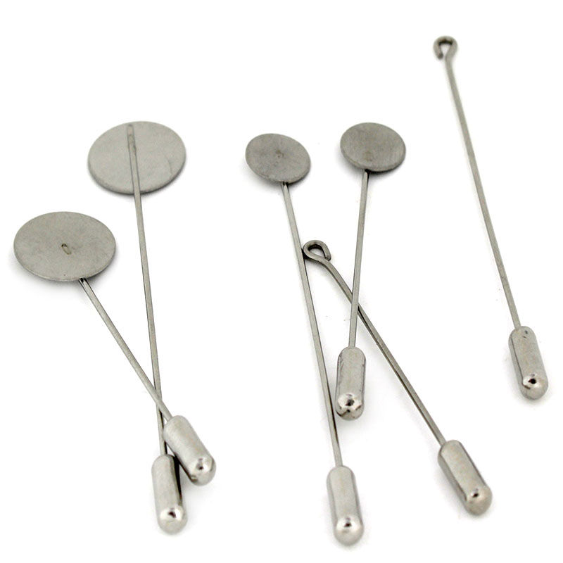 10pcs/Lot 10 15mm Stainless St - Men Accessories Wholesale ulasan dan harga