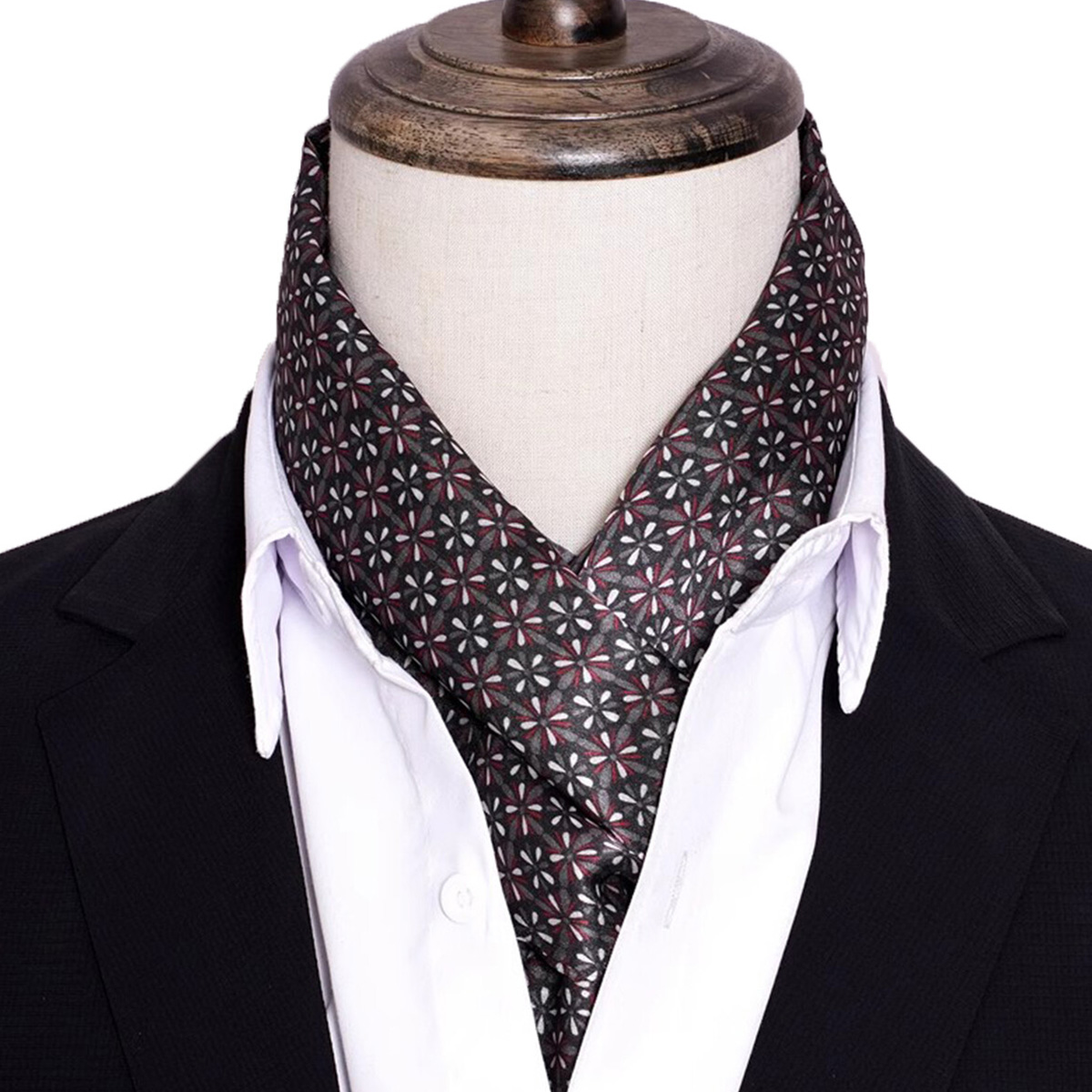 New Men's Stripe Silk Scarf Ho - Men'S Accessories Premium ulasan dan harga
