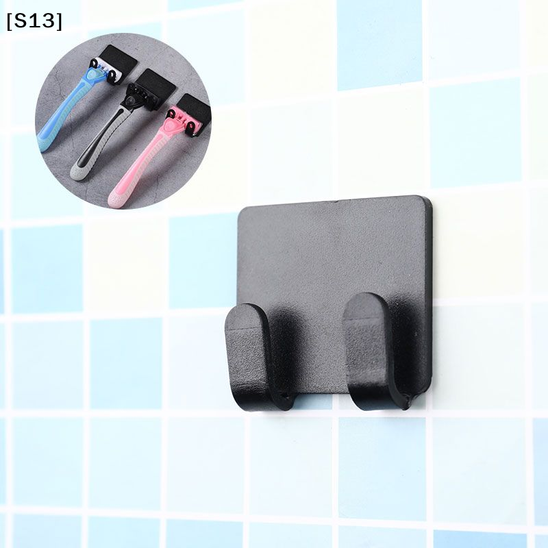 2pcs Punch Free Razor Holder t - Men'S Accessories Rack ulasan dan harga