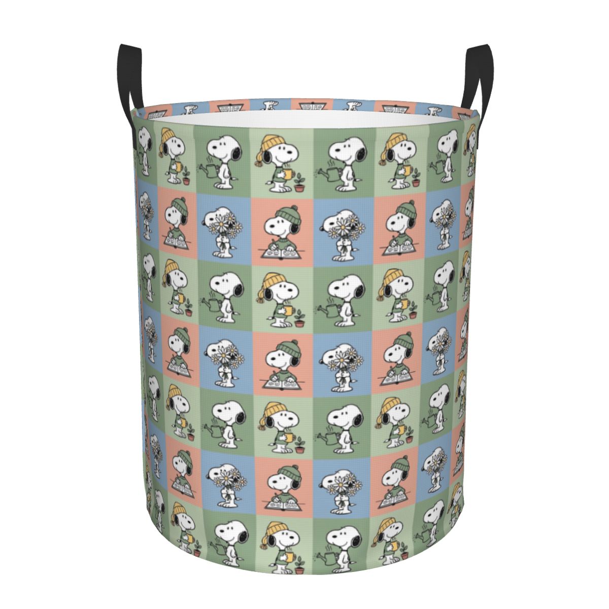 S-Snoopy Checkered Plaid Laund - Men Accessories Hamper ulasan dan harga