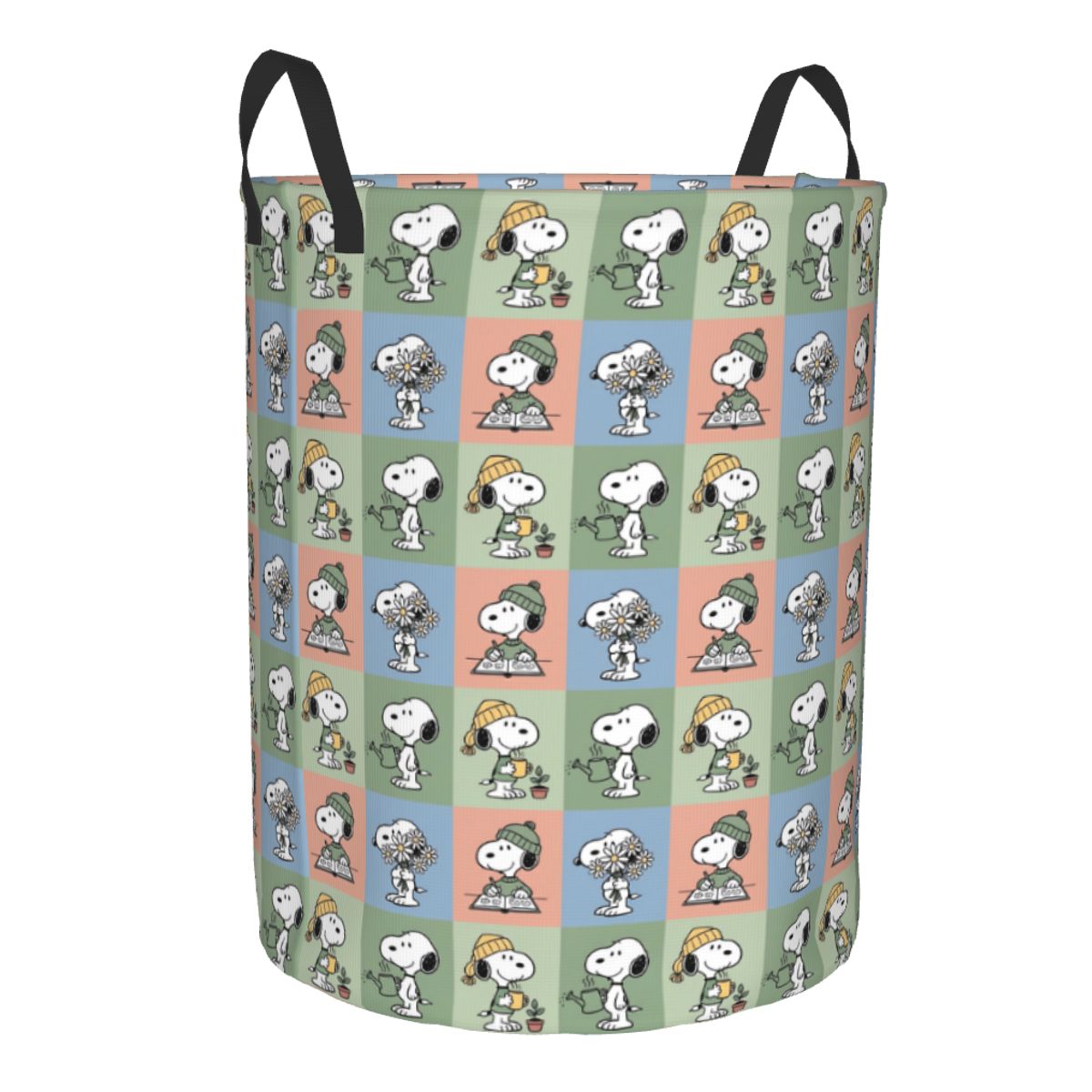 S-Snoopy Checkered Plaid Laund - Men Accessories Hamper ulasan dan harga
