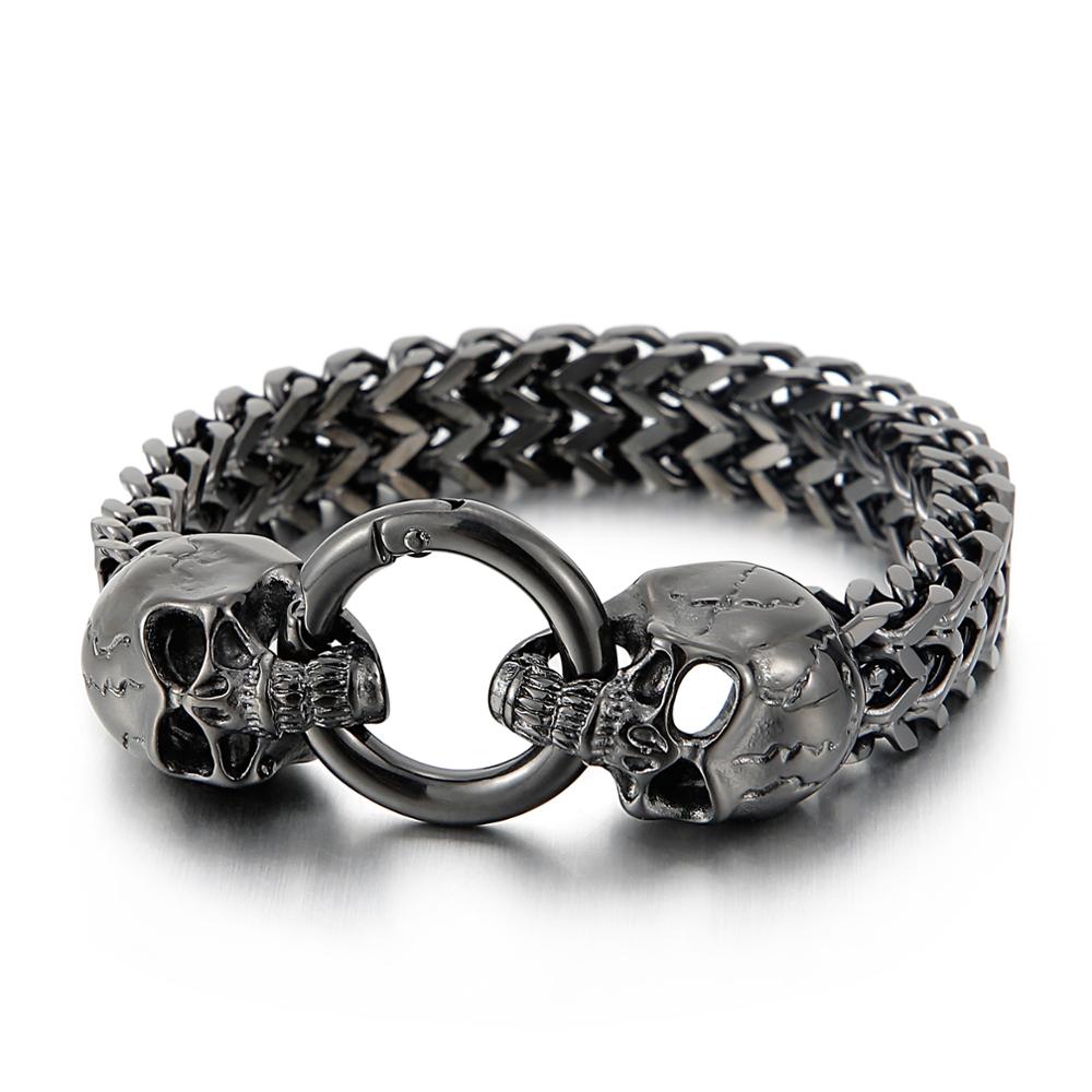 KALEN Punk Stainless Steel Sku - Men Accessories Ring And Bracelet ulasan dan harga