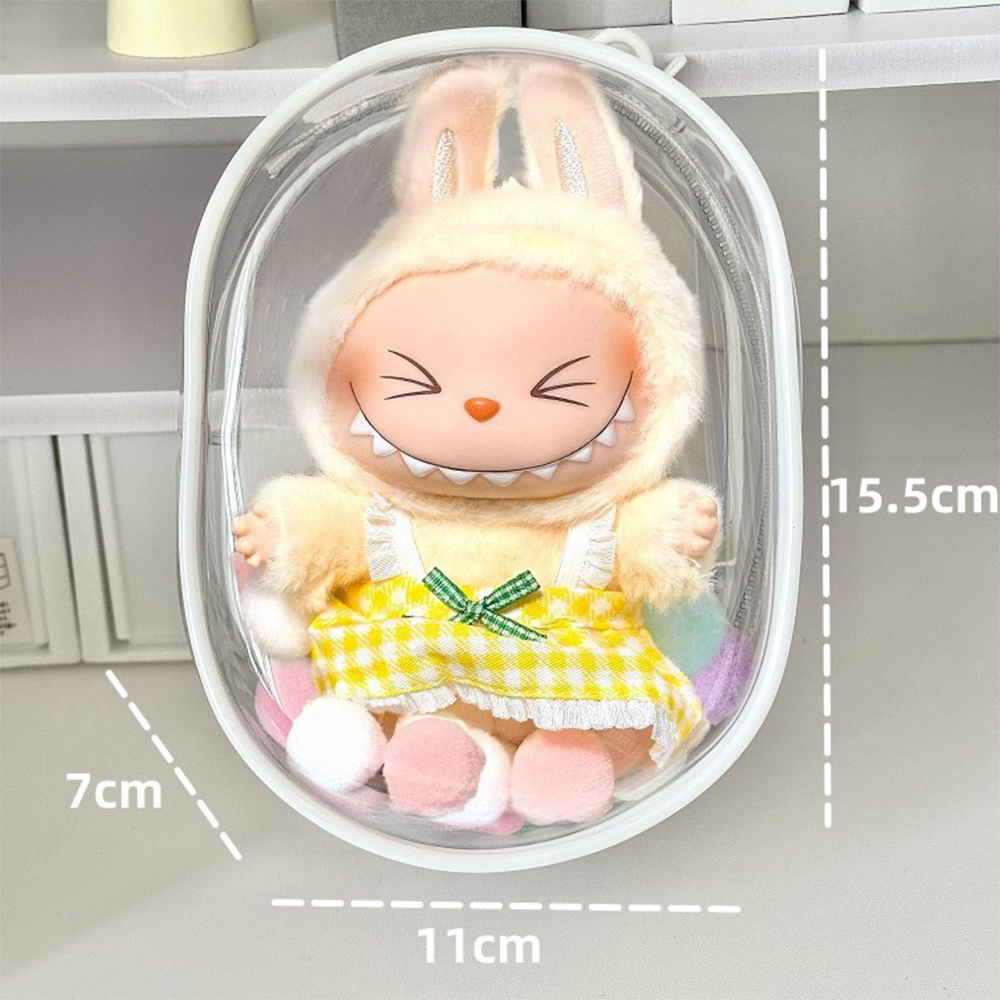 Plush Labubu Doll Transparent  - Men'S Accessories Rack ulasan dan harga