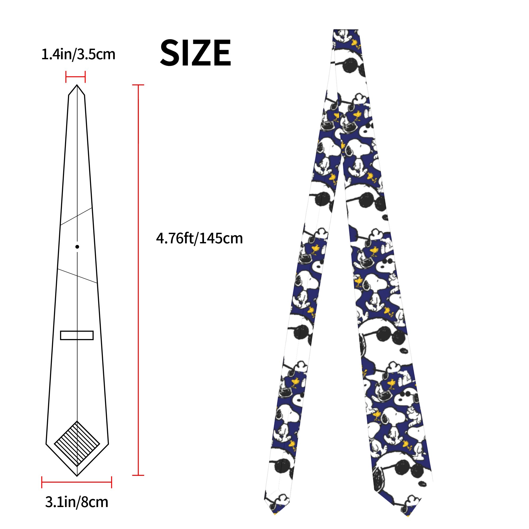 Snoopys Woodstock Necktie Unis - Men Accessories For Wedding ulasan dan harga