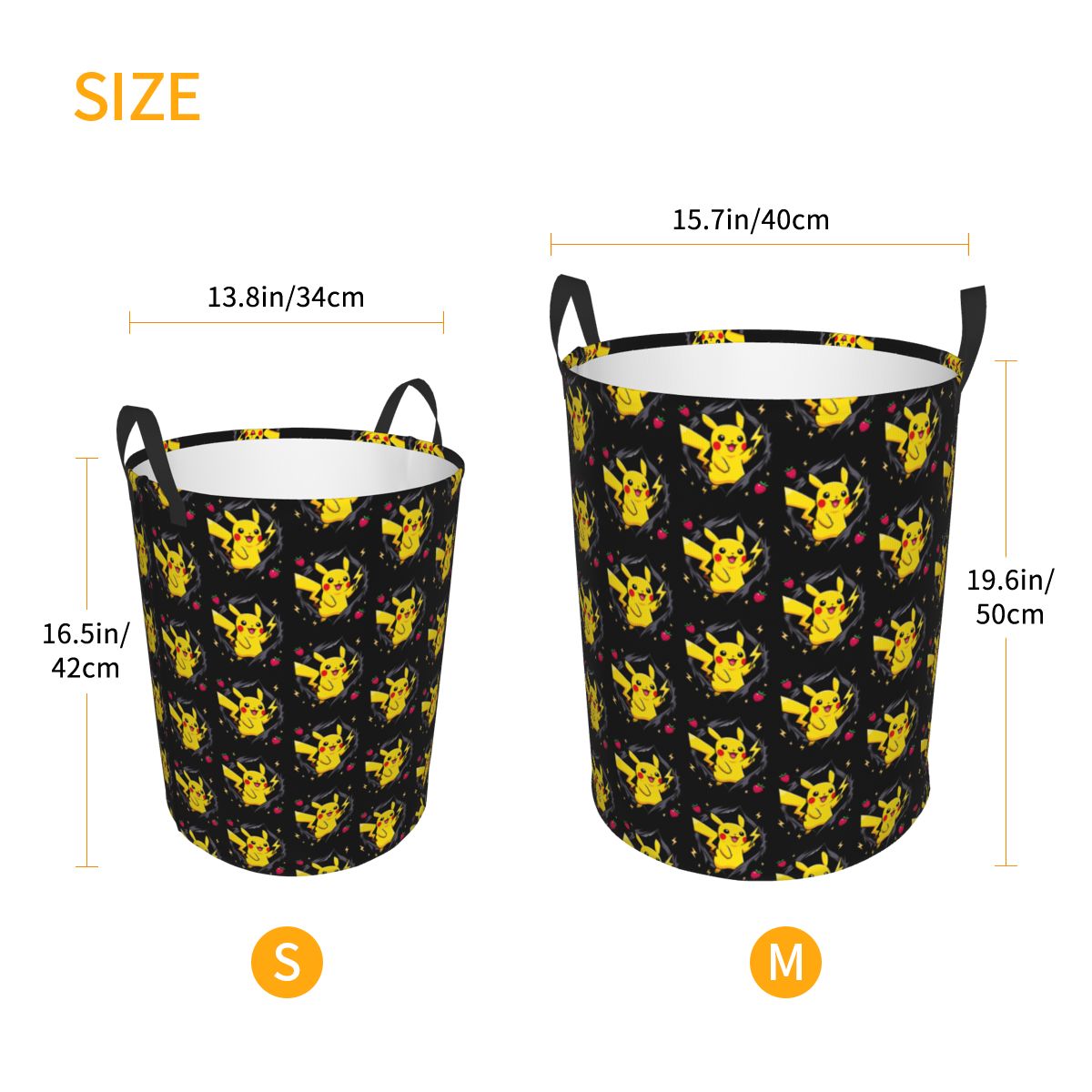 Pikachu Pokemon Cartoon Laundr - Men Accessories Hamper ulasan dan harga