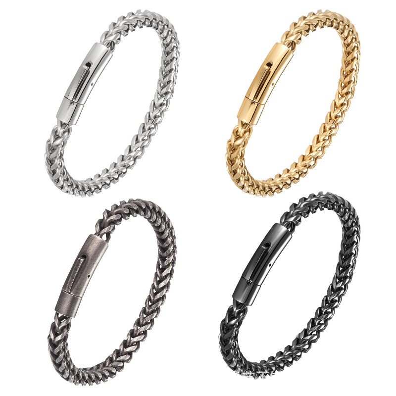 Men's Titanium Steel Niche hig - Men Accessories Ring And Bracelet ulasan dan harga