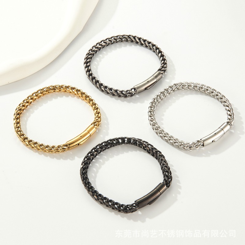 Men's Titanium Steel Niche hig - Men Accessories Ring And Bracelet ulasan dan harga