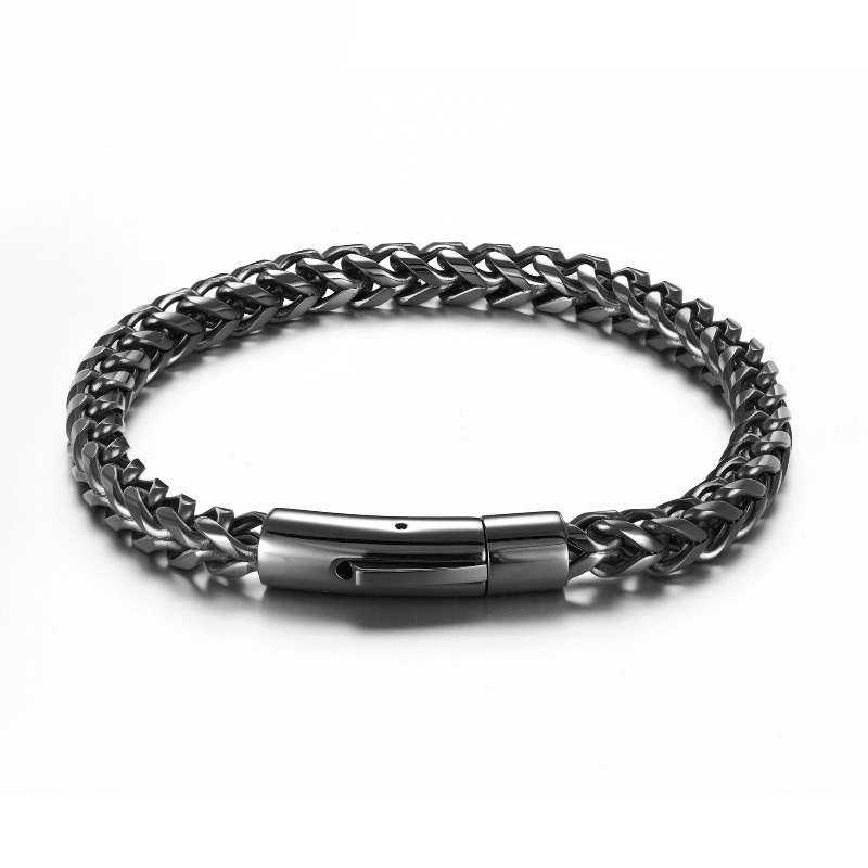 Men's Titanium Steel Niche hig - Men Accessories Ring And Bracelet ulasan dan harga