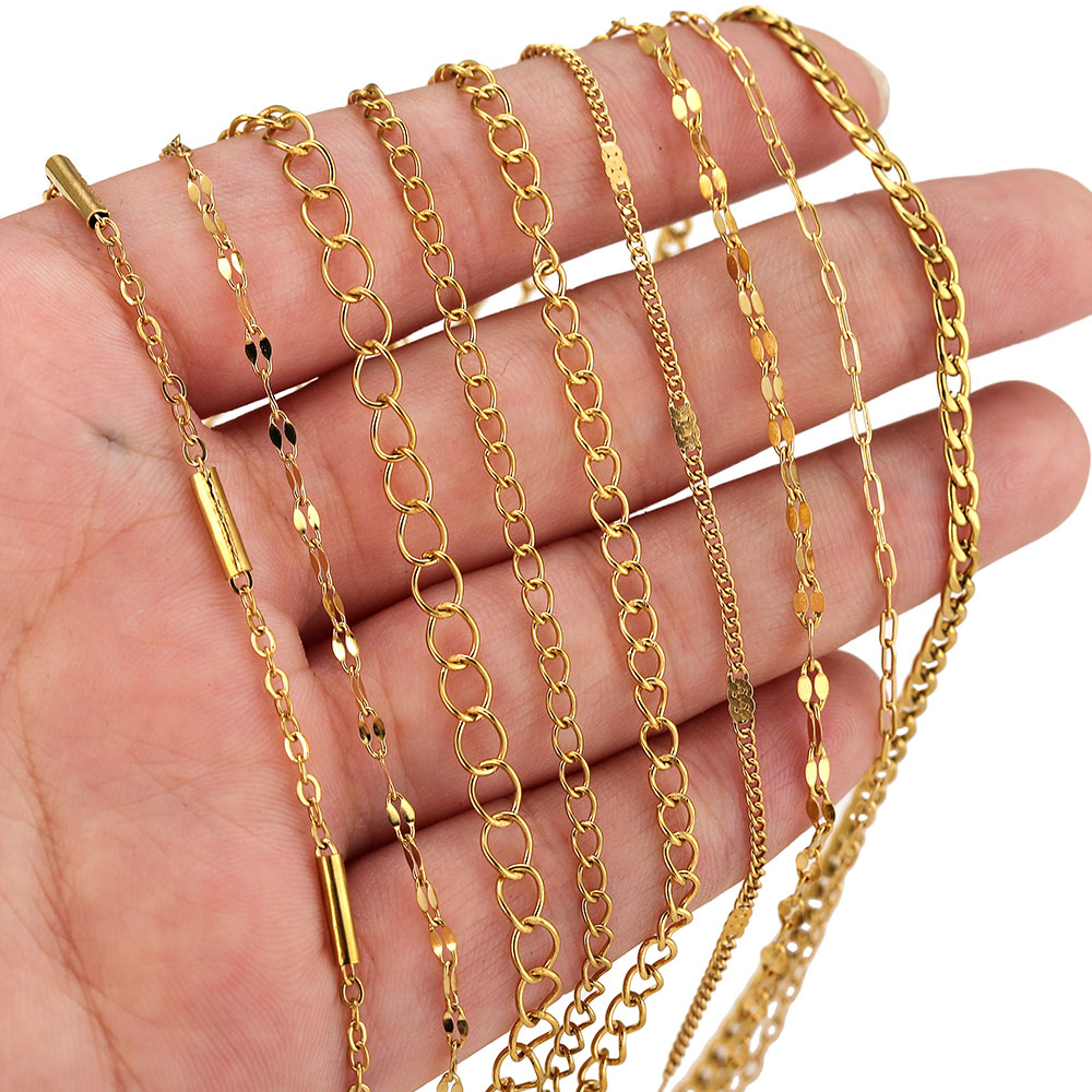 2meter Stainless Steel Lips NK - Men Accessories Chain And Bracelet ulasan dan harga