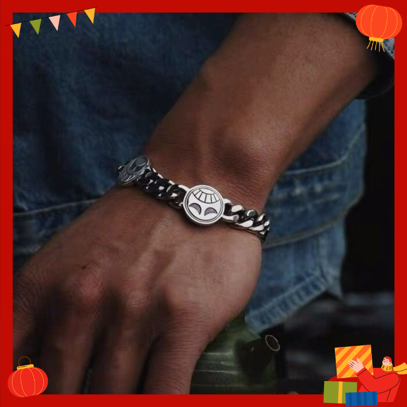 One Piece Ace Bracelet Anime P - Men Accessories Wholesale ulasan dan harga