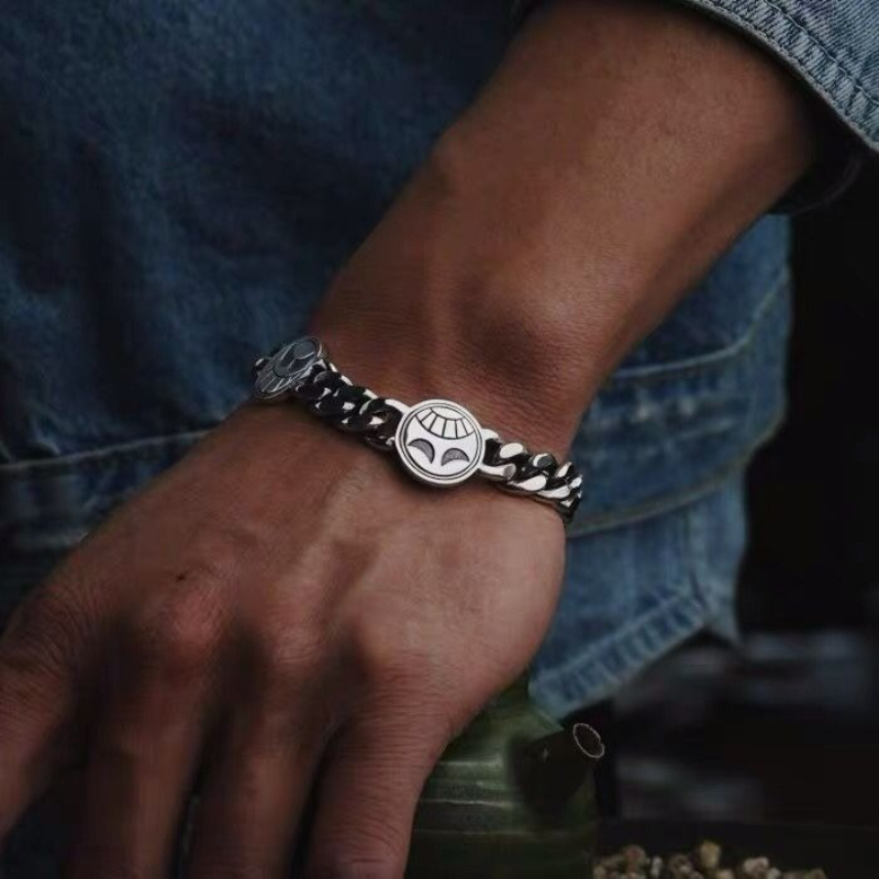 One Piece Ace Bracelet Anime P - Men Accessories Wholesale ulasan dan harga