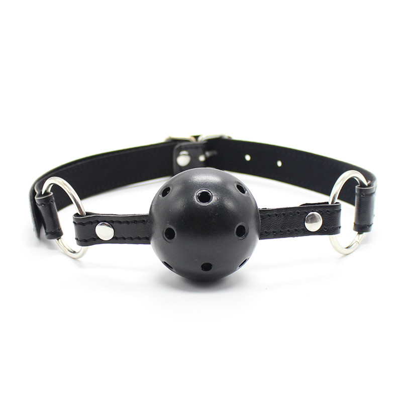 Bdsm Leather Mouth Gag Ball Se - Men'S Accessories Trending ulasan dan harga