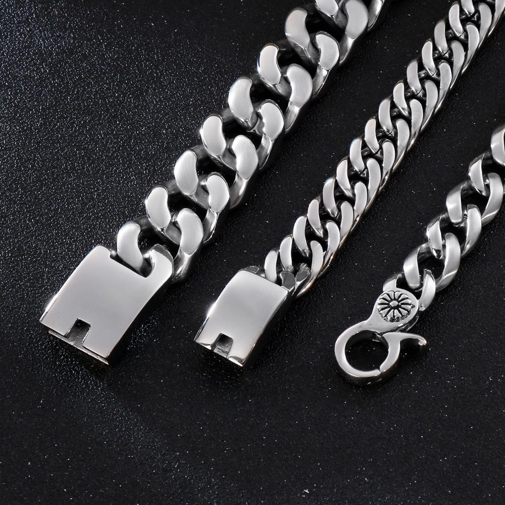 KALEN 22cm Stainless Steel Lin - Men Accessories Ring And Bracelet ulasan dan harga