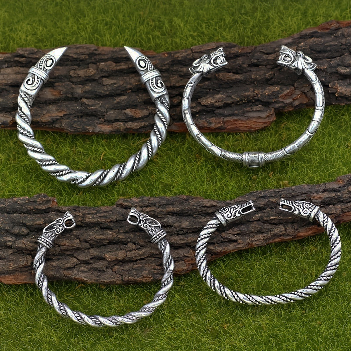 4-piece Nordic Viking Retro No - Men Accessories Ring And Bracelet ulasan dan harga
