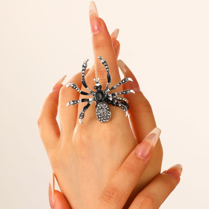 Gothic Spider Beads Bracelet R - Men Accessories Ring And Bracelet ulasan dan harga