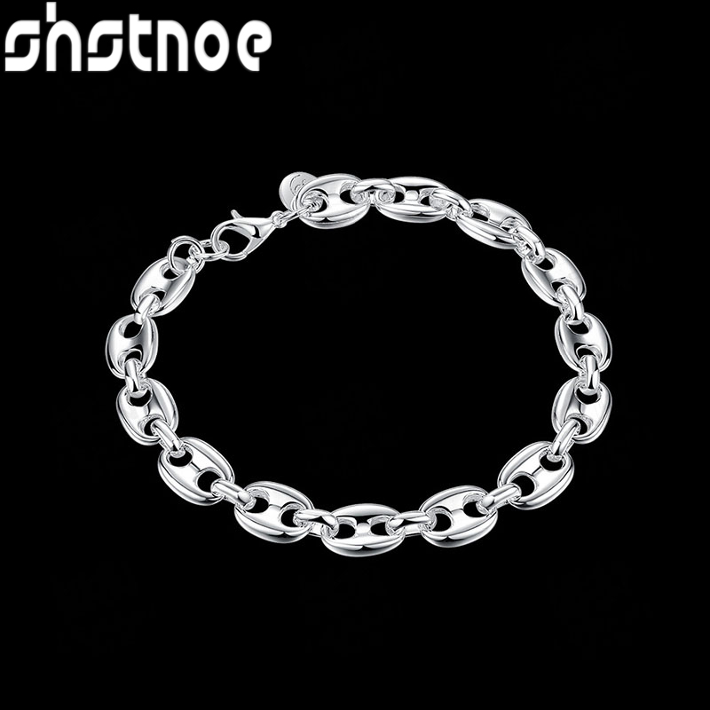Cute 925 Sterling Silver Pig N - Men Accessories Chain And Bracelet ulasan dan harga
