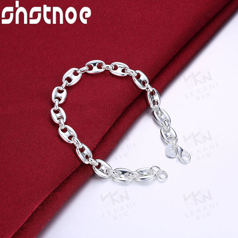 Cute 925 Sterling Silver Pig N - Men Accessories Chain And Bracelet ulasan dan harga