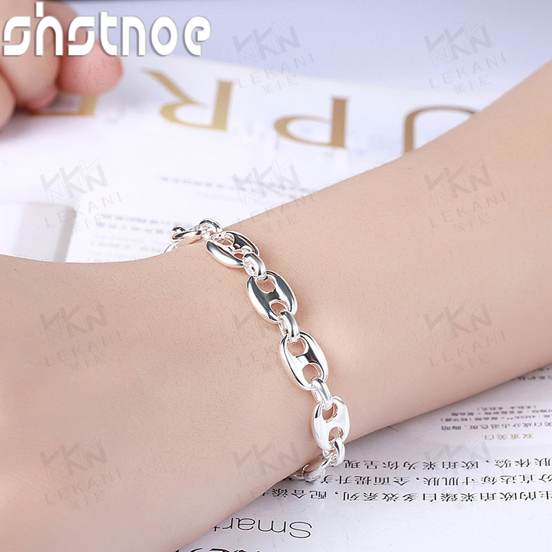 Cute 925 Sterling Silver Pig N - Men Accessories Chain And Bracelet ulasan dan harga