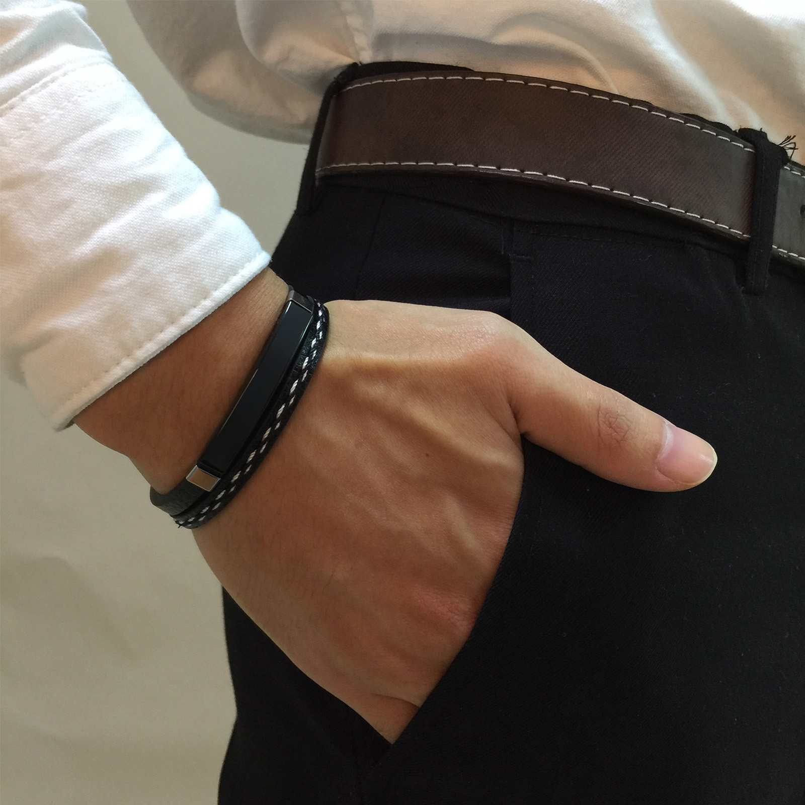 Dual-Layer Commission Braided  - Men Accessories Wholesale ulasan dan harga