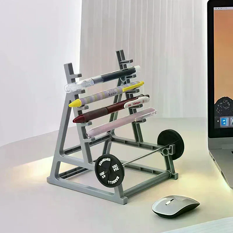 Creative Desktop Barbell Rack  - Men'S Accessories Rack ulasan dan harga