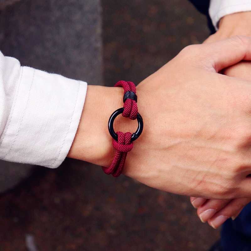 New Fahion Men Bracelet Rope M - Men Accessories Ring And Bracelet ulasan dan harga