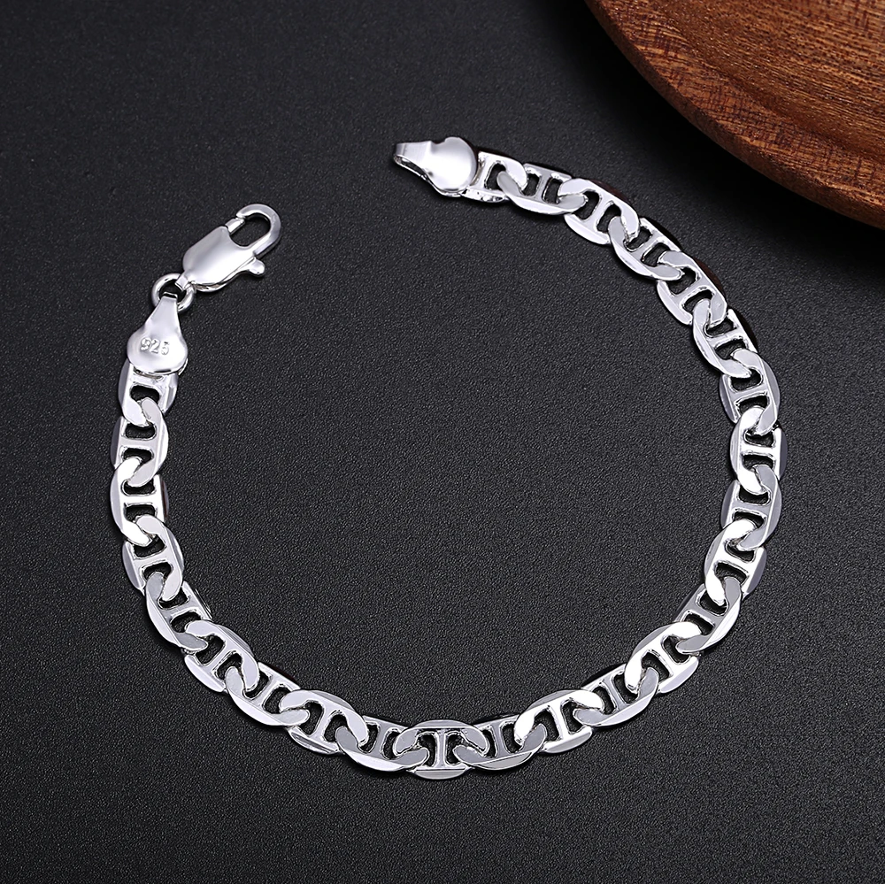 Luxury designer 925 Sterling S - Men Accessories Chain And Bracelet ulasan dan harga
