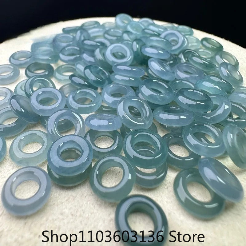 10pcs A Green Jade Blue Water  - Men Accessories Ring And Bracelet ulasan dan harga