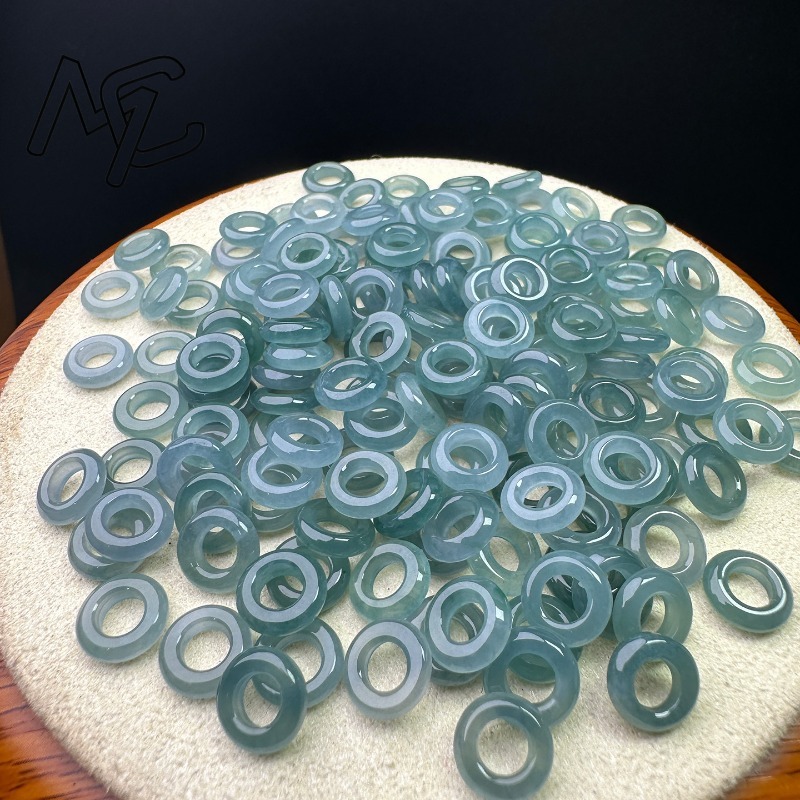 10pcs A Green Jade Blue Water  - Men Accessories Ring And Bracelet ulasan dan harga