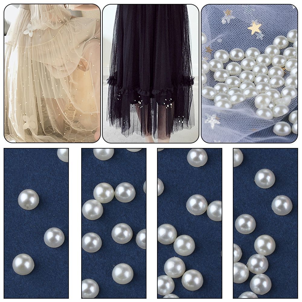 30/50pcs Half Round Pearl Rive - Men'S Accessories Rack ulasan dan harga