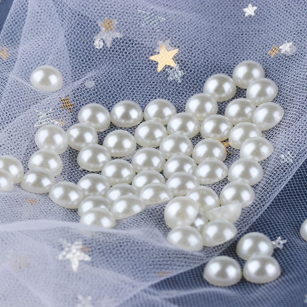 30/50pcs Half Round Pearl Rive - Men'S Accessories Rack ulasan dan harga