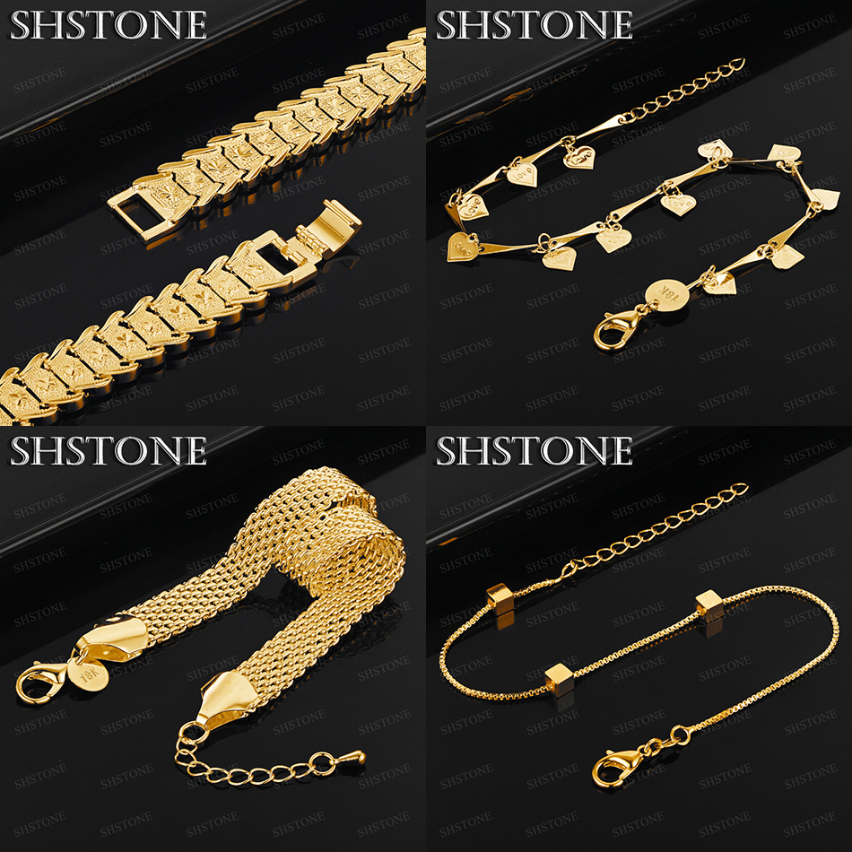 Hot 18k Gold Mesh Chain Square - Men Accessories Chain And Bracelet ulasan dan harga