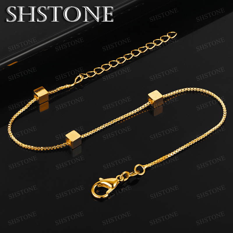 Hot 18k Gold Mesh Chain Square - Men Accessories Chain And Bracelet ulasan dan harga